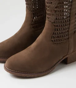 Women COLORADO Boots|Comfort-Luxie Chocolate Nubuck Calf Boots