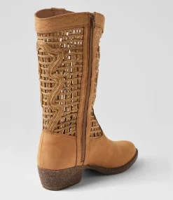 Women COLORADO Boots|Comfort-Luxie Light Tan Nubuck Calf Boots