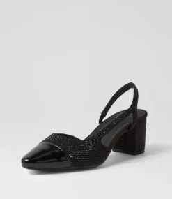 Women DIANA FERRARI Heels-LUXURY DF BLACK MULTI