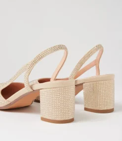 Women DIANA FERRARI Heels-Luxury Gold Multi Heels