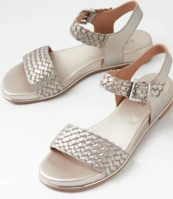 Women SUPERSOFT Comfort|Flats-Lynies Prosecco Leather Sandals