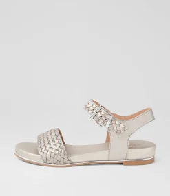 Women SUPERSOFT Comfort|Flats-Lynies Prosecco Leather Sandals