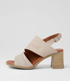Women DIANA FERRARI Heels|Sandals-Madelina Silver Grey Leather Sandals