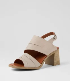 Women DIANA FERRARI Heels|Sandals-Madelina Silver Grey Leather Sandals
