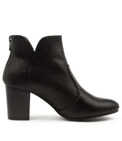 Women I LOVE BILLY Boots-MAHLON BLACK BLACK HEEL SMOOTH