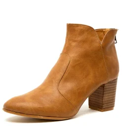 Women I LOVE BILLY Boots-MAHLON TAN SMOOTH