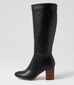 Women I LOVE BILLY Boots-Malanda W Black Knee High Boots
