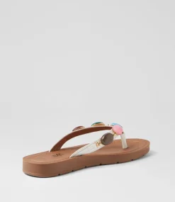 Women I LOVE BILLY Flats|Sandals-Marsha White Sandals