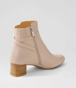 Women SUPERSOFT Boots|Comfort-Marshas Dark Nude Leather Ankle Boots