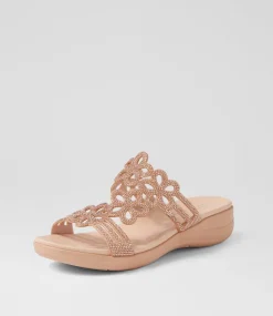 Women SUPERSOFT Comfort|Sandals-Marval Nude Jewels Sandals