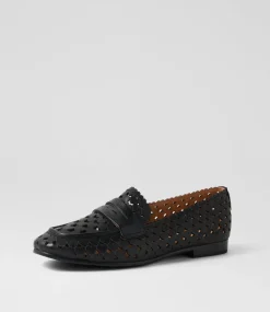 Women TOP END Loafers|Flats-Mavi Black Leather Loafers