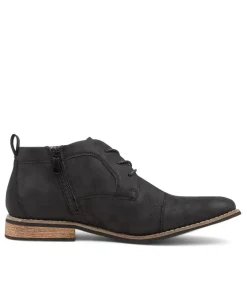 UNCUT Boots|Casuals-Mcquillian Black Ankle Boots