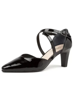 Women SUPERSOFT Dress|Comfort-MELBORNS BLACK PATENT