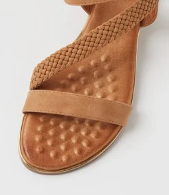 Women I LOVE BILLY Flats|Sandals-Merleo Tan Sandals