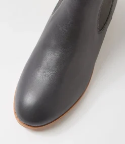 Women DIANA FERRARI Boots-Metah Dark Denim Leather Chelsea Boots