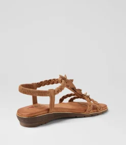 Women I LOVE BILLY Flats|Sandals-Meten Tan Sandals