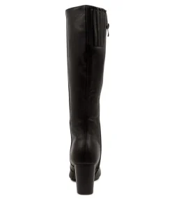 Women I LOVE BILLY Boots-MILLEE BLACK-BLACK HEEL