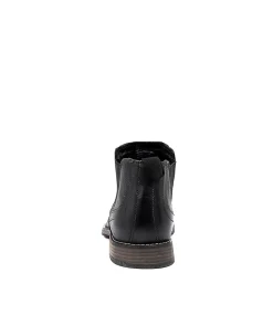 COLORADO Boots|Casuals-Mills Black Leather Ankle Boots