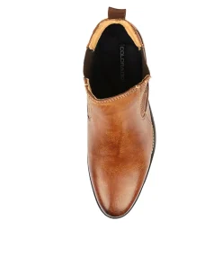COLORADO Boots|Casuals-Mills Tan Leather Ankle Boots