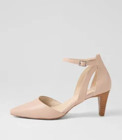 Women SUPERSOFT Comfort|Dress-Miriams Nude Leather Heels