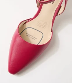 Women SUPERSOFT Dress|Heels-Miriams Ruby Leather Heels