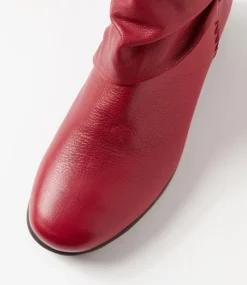 Women SUPERSOFT Boots|Comfort-MONET SU CHERRY LEATHER