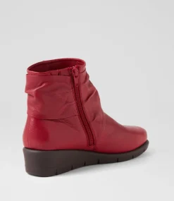 Women SUPERSOFT Boots|Comfort-MONET SU CHERRY LEATHER