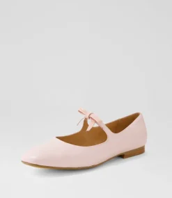 Women TOP END Flats-Mostly New Pink Leather Patent Flat Shoes