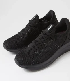 Women SUPERSOFT Comfort|Sneakers-Movei Black Leather Sneakers