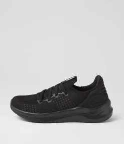 Women SUPERSOFT Comfort|Sneakers-Movei Black Leather Sneakers