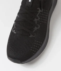 Women SUPERSOFT Comfort|Sneakers-Movei Black Leather Sneakers