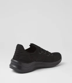 Women SUPERSOFT Comfort|Sneakers-Movei Black Leather Sneakers