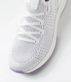Women SUPERSOFT Comfort|Sneakers-Movei White Purple Leather Sneakers