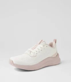 Women SUPERSOFT Comfort|Sneakers-Movement White Light Pink Leather Sneakers