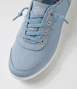 Women I LOVE BILLY Sneakers-Mynka Denim Blue Canvas Lace Ups Sneakers