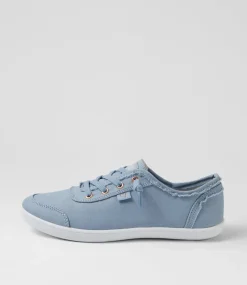 Women I LOVE BILLY Sneakers-Mynka Denim Blue Canvas Lace Ups Sneakers
