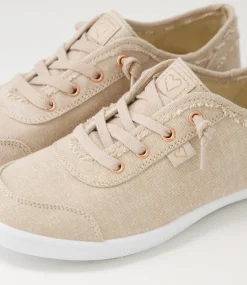 Women I LOVE BILLY Sneakers-Mynka Natural Canvas Sneakers
