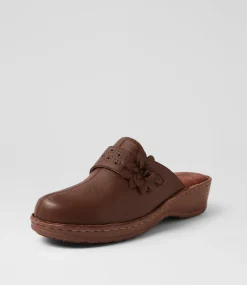 Women COLORADO Comfort|Heels-Nadia Brown Leather Heels