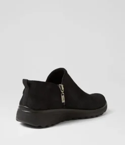 Women I LOVE BILLY Sneakers-Nalen Black Microsuede Sneakers