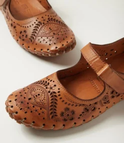 Women COLORADO Comfort|Flats-Nanette Tan Leather Flat Shoes