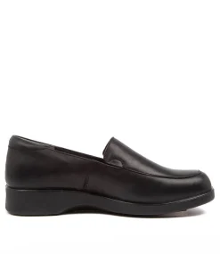 Women SUPERSOFT Comfort|Loafers-NATURE2 BLACK LEATHER
