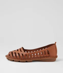 Women COLORADO Comfort|Flats-Neema Tan Leather Flat Shoes