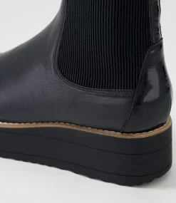 Women TOP END Boots-Nennet Black Mix Chelsea Boots