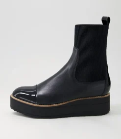 Women TOP END Boots-Nennet Black Mix Chelsea Boots