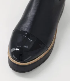 Women TOP END Boots-Nennet Black Mix Chelsea Boots