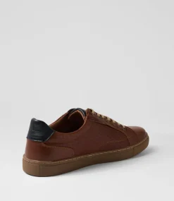 COLORADO Sneakers|Casuals-Neno Cognac Leather Sneakers
