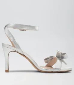 Women TOP END Heels|Sandals-NEPIZA TO SILVER LEATHER
