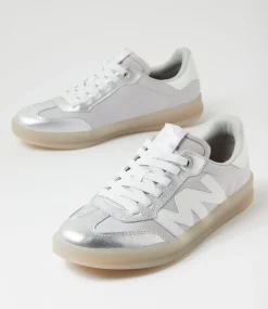 Women SKECHERS Sneakers-New Wave Cup Silver Sneakers