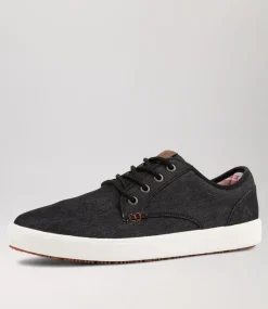 COLORADO Sneakers|Casuals-Nexus Black Denim Canvas Sneakers