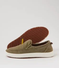 COLORADO Sneakers|Casuals-Nezar Taupe Washed Canvas Sneakers